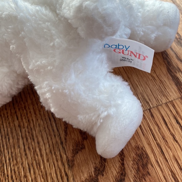 Gund Winky Lamb Rattle Stuffed Animal - Picture 2 of 4